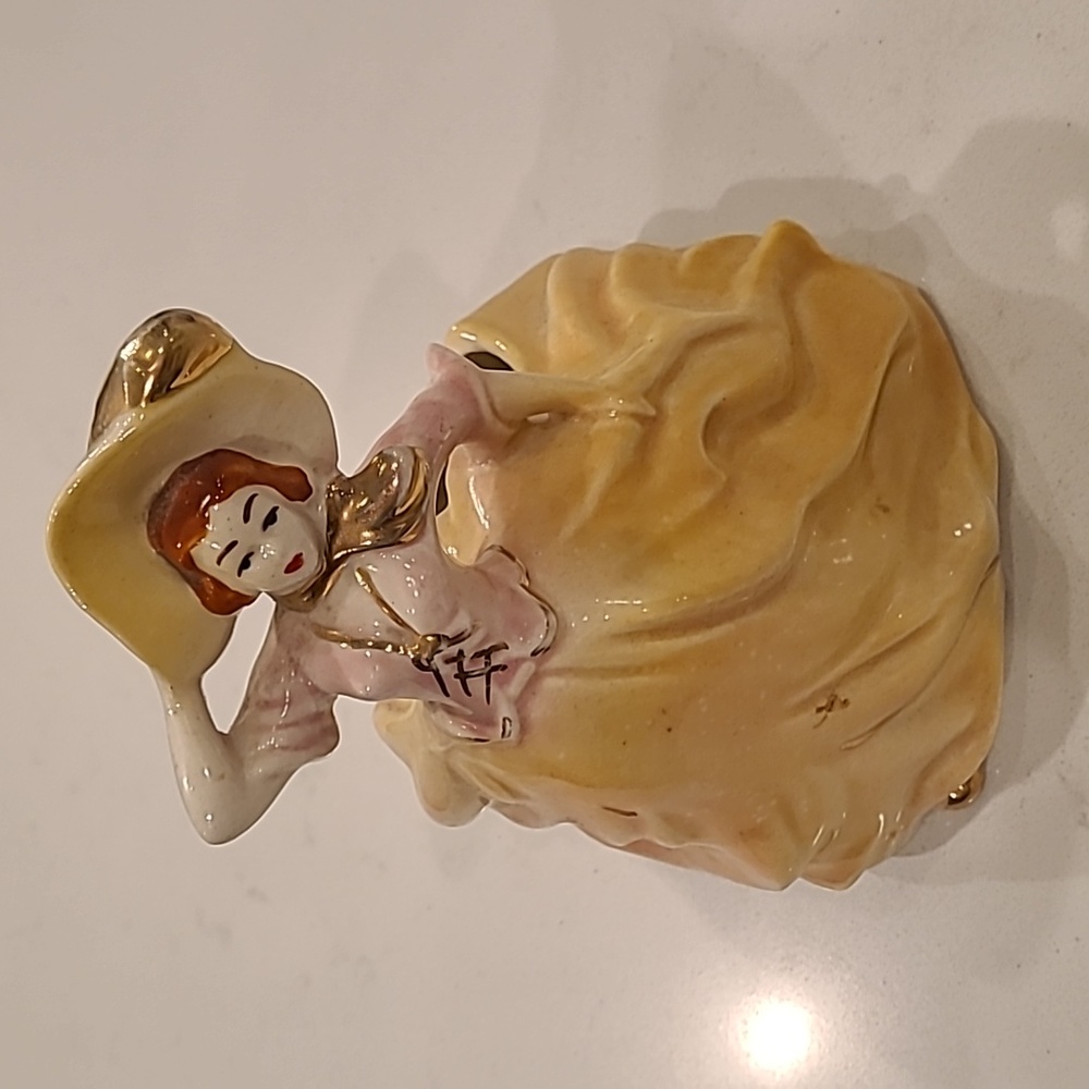Vintage Dancing Lady Planter